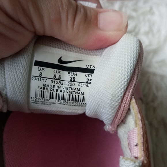 Nike Airmax 97 premium tricolor Pink Striped mesh upper running sneakers 8 - Picture 10 of 14